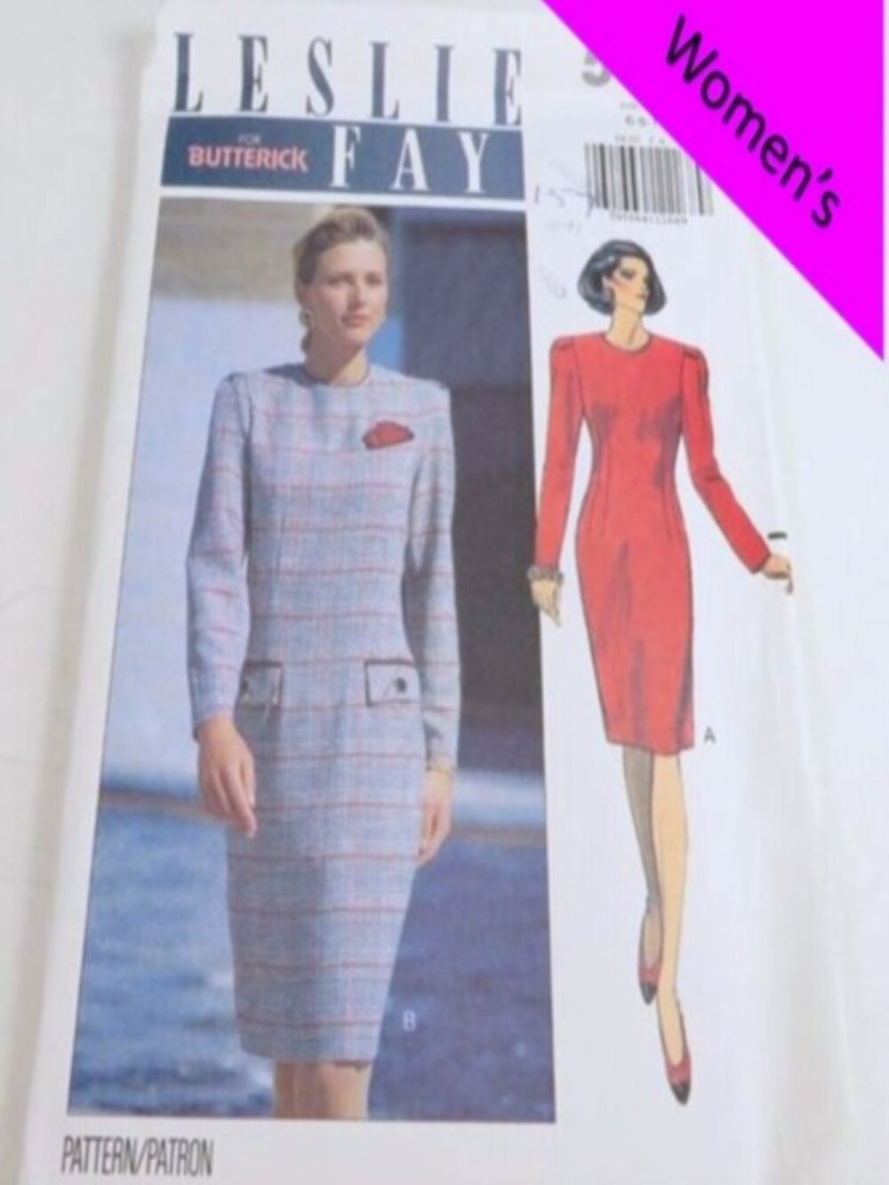 Butterick 5630 | Leslie Fay Designer Petite Sheath Dress | Sizes 6–10 UNCUT